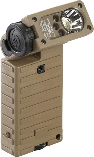 Streamlight 14034 Sidewinder 55-Lumens LED Military Waterproof Flashlight with (2) AA Alkaline Batteries and Paracord in Clamshell, Coyote