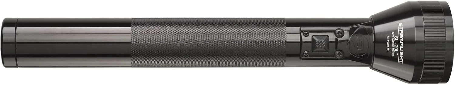 Streamlight 20701 SL-20L 450-Lumen Full Size Rechargeable LED Flashlight with 120-Volt AC Charger, Black