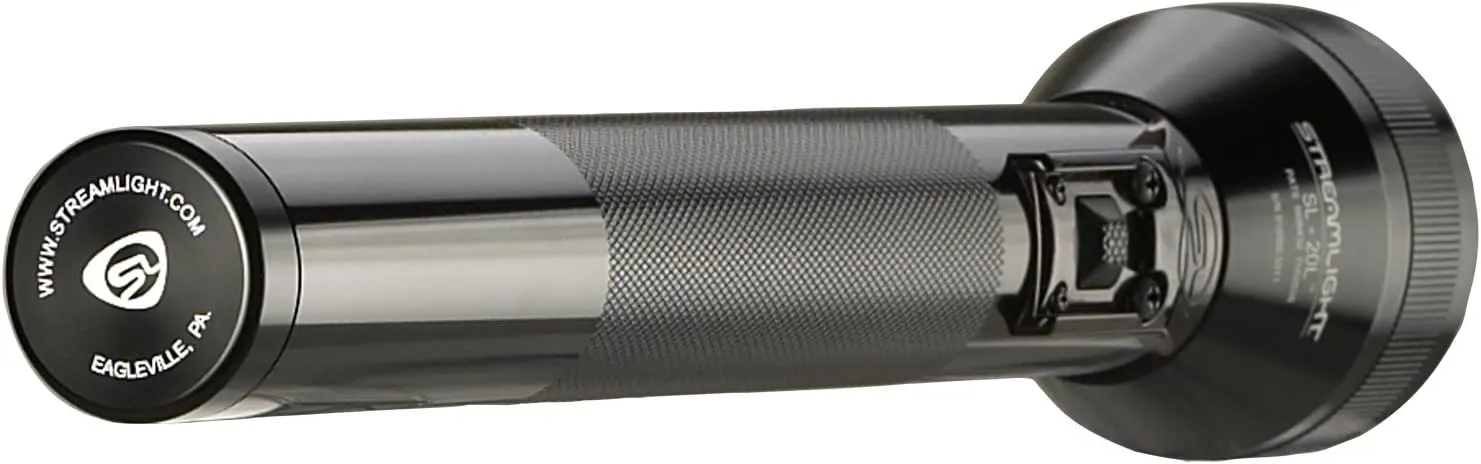 Streamlight 20701 SL-20L 450-Lumen Full Size Rechargeable LED Flashlight with 120-Volt AC Charger, Black