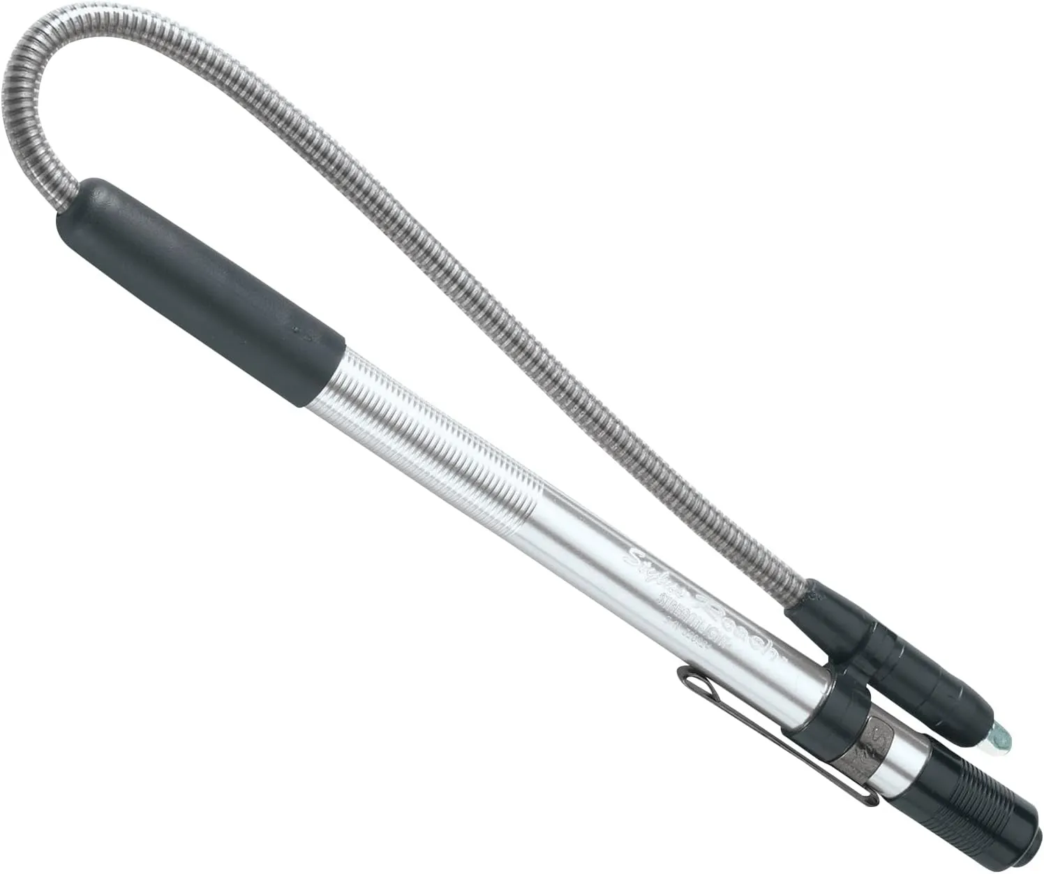 Streamlight 65612 Stylus Reach Pen Light with Flexible 7-Inch Extension Cable, Silver with White LED - 11 Lumens