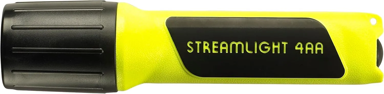 Streamlight 68244 4AA ProPolymer 200-Lumen Lux Class 1, Div 2 Industrial Flashlight, Yellow
