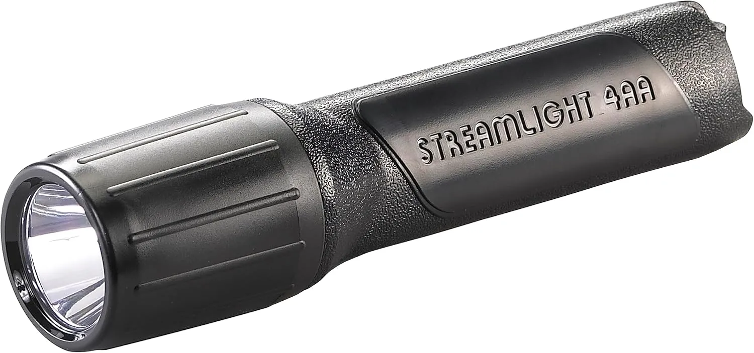Streamlight 68344 4AA Luxeon ProPolymer Flashlight with White LEDs, Black - 100 Lumens