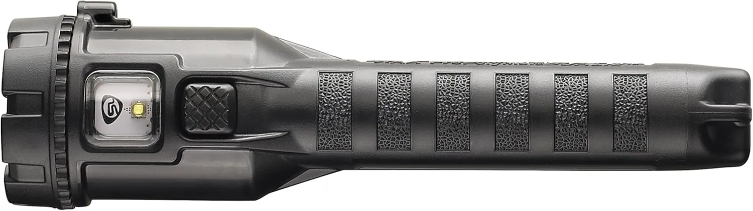 Streamlight 68753 Dualie 3AA 140-Lumen Intrinsically Safe Industrial Flashlight with Spot/Flood Without Batteries, Black, Box