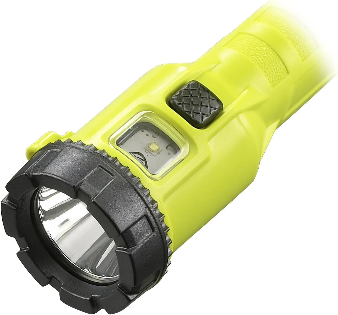 Streamlight 68780 Dualie 3AA 245-Lumen Magnetic Intrinsically Safe Industrial Flashlight with Spot/Flood Without Batteries, Yellow