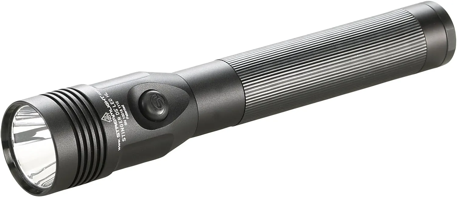 STREAMLIGHT 75455 Stinger DS LED High Lumen Rechargeable Flashlight with 120-Volt AC Charger - 800 Lumens, Black