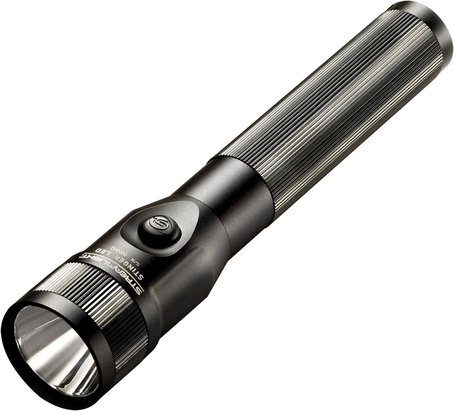 Streamlight 75712 Stinger 425-Lumen LED Bright Rechargeable Handheld Flashlight with 12V DC Charger, Black