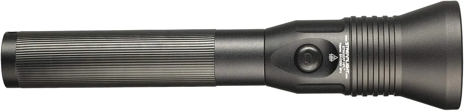 Streamlight 75761 Stinger HPL 800-Lumen Flashlight with 120V AC Charger, Black, Box