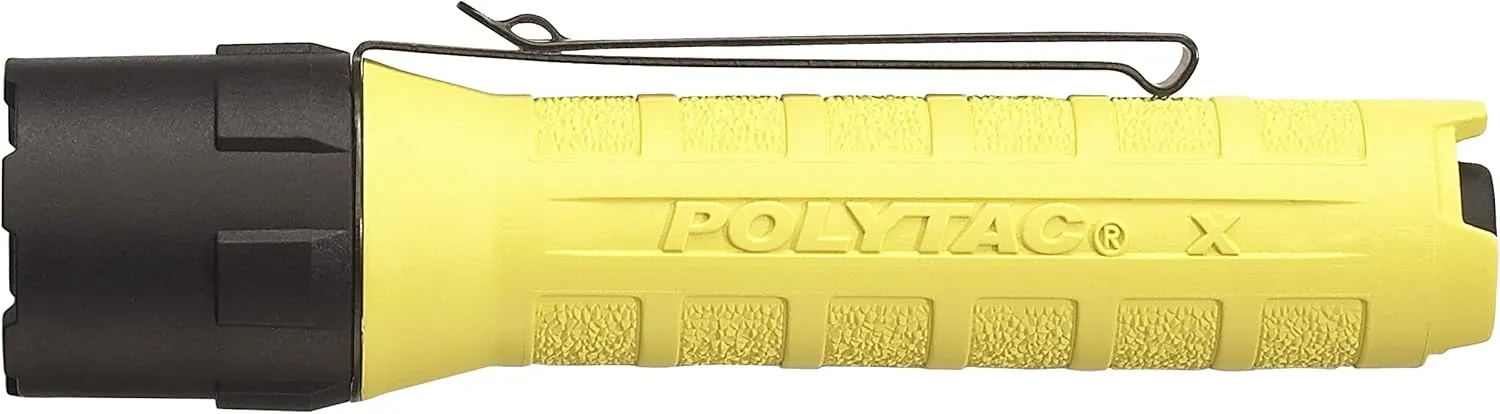 Streamlight 88604 PolyTac X 600-Lumen Multi-Fuel Professional Flashlight, Box, Yellow