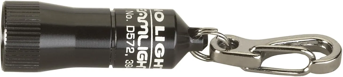Streamlight 99110 Nano LED Key Chain Light (10 Lumen), Black, 12-Pack