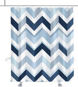 Stripe Plaid Geometric Pattern Shower Curtain Decorative Luxury Shower Curtains Modern Boho Gingham Bathroom Decor Accessory with Hooks 72" W x 84" H