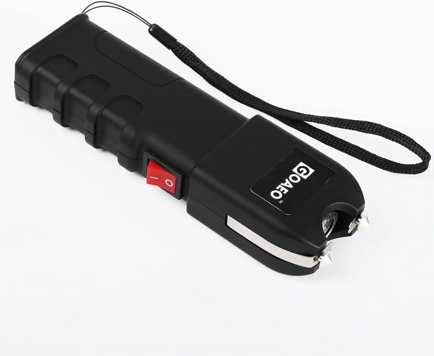 Stun Gun - 59 Billion Heavy Duty Stun Gun with LED Flashlight, Includes Wrist Strap and Belt Holster (Black)