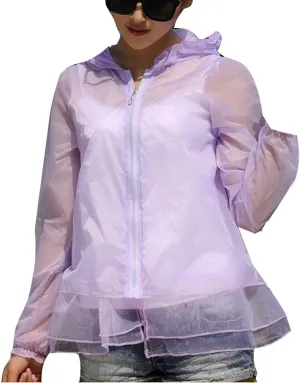 Summer Beach Sunscreen Jacket Long Sun UV Protection Windproof Sports Jacket