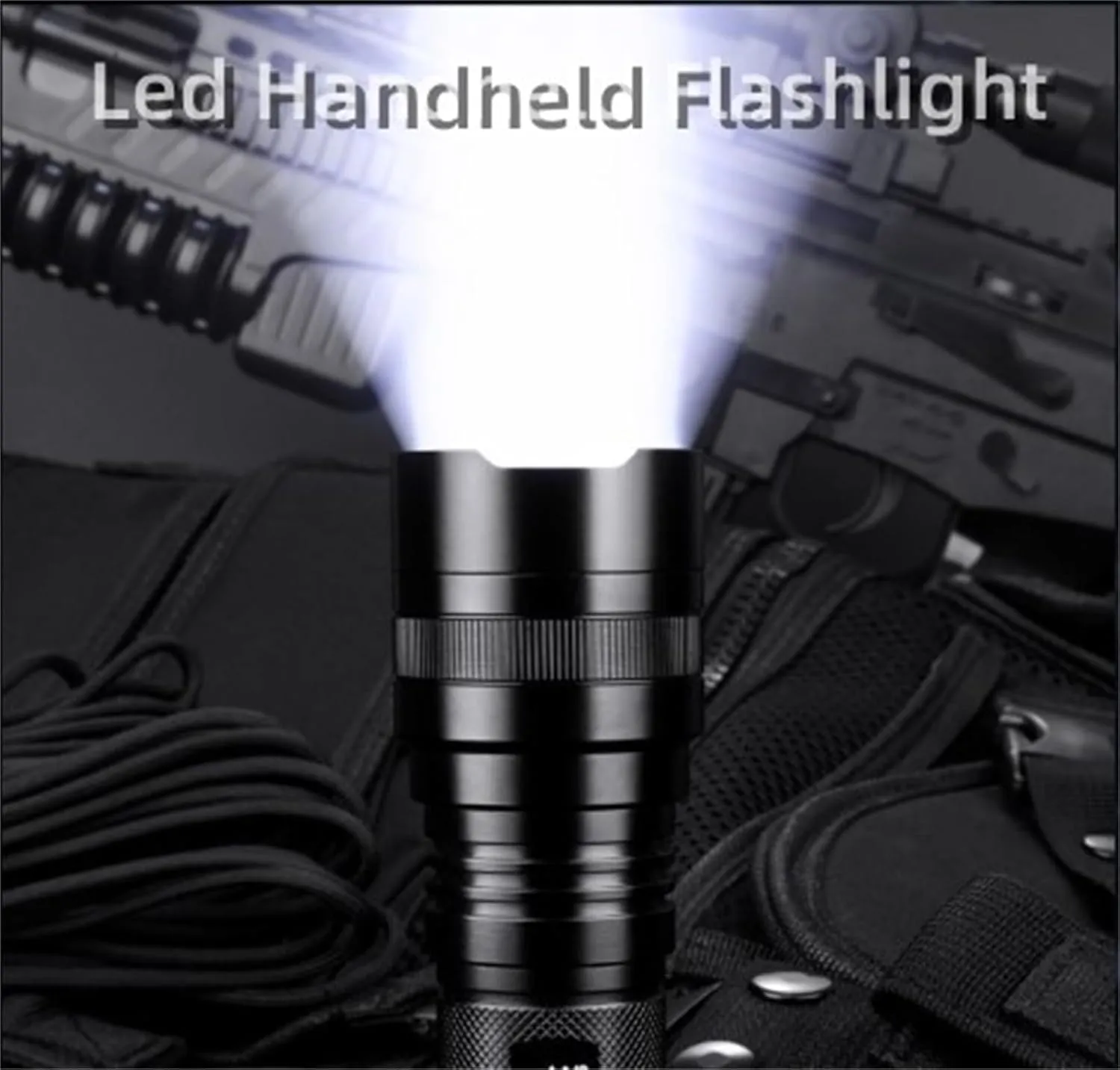 Suptruck Voltguard X95 Tactical Stun Flashlight,Volt Guard X95 Tactical Stun Flashlight Light,2025 The Ultimate Survival Flashlight, USB Power in,Waterproof,Outdoor and Home Emergency Use