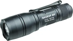 SureFire E1B-MV Backup Flashlights with Dual Output LED with MaxVision Beam Technology, Black