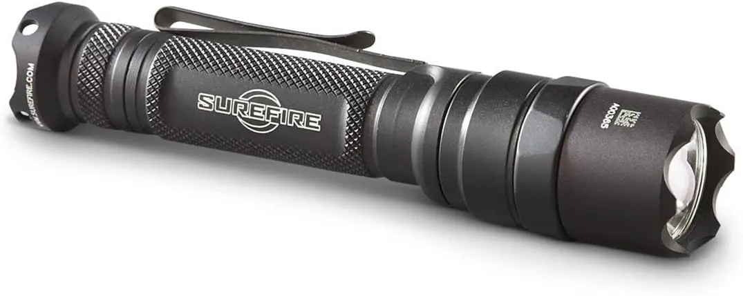 SureFire E2D Defender Ultra Dual-Output 1000 Lumen Tactical Flashlight, Black