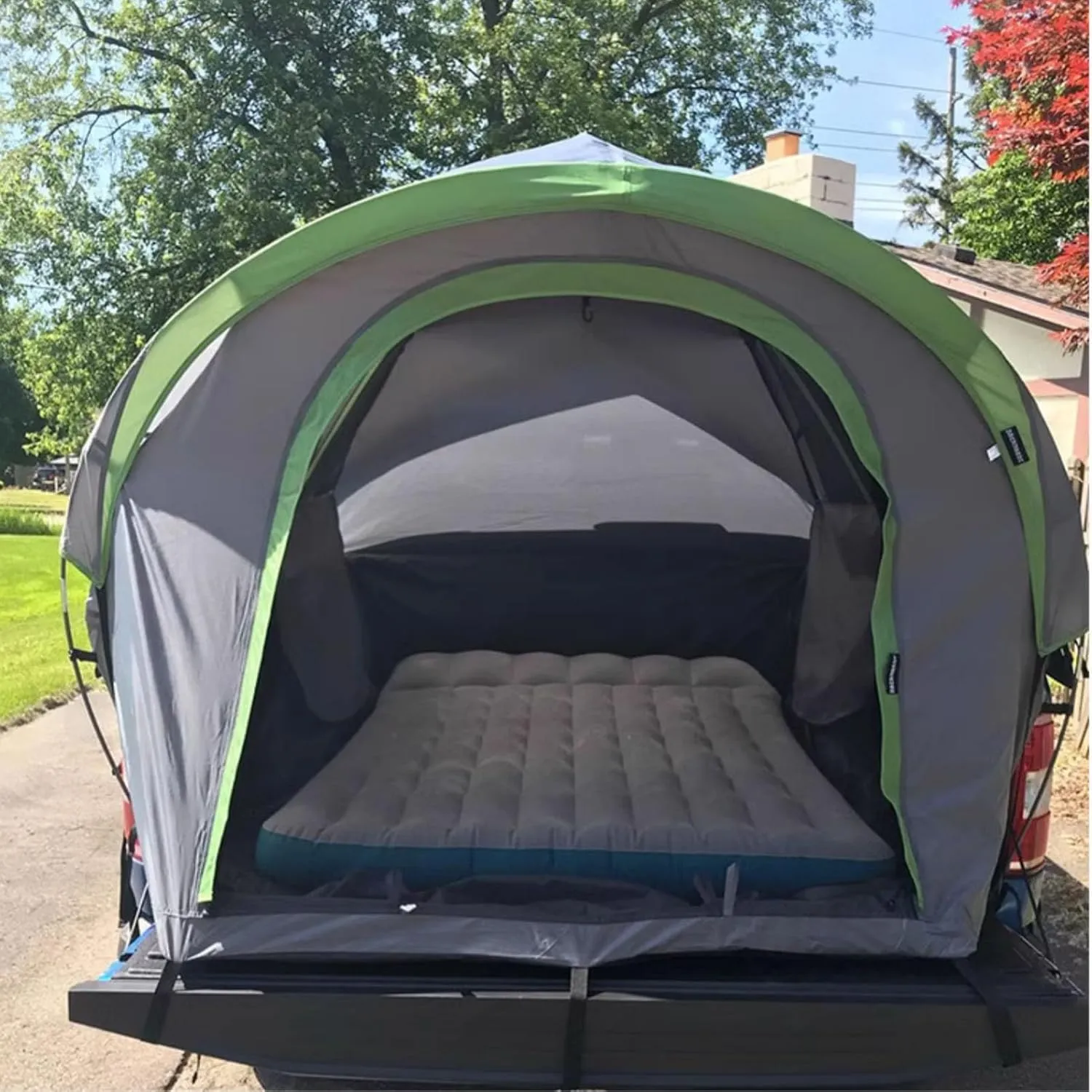 SUV Tent for Camping, Car Tent,Truck Bed Tent, 2-3 Person Pickup Truck Tent with Rainfly and Carry Bag, Waterproof PU1800mm Double Layer Truck Tent for Camping Traveling Outdoor Activities