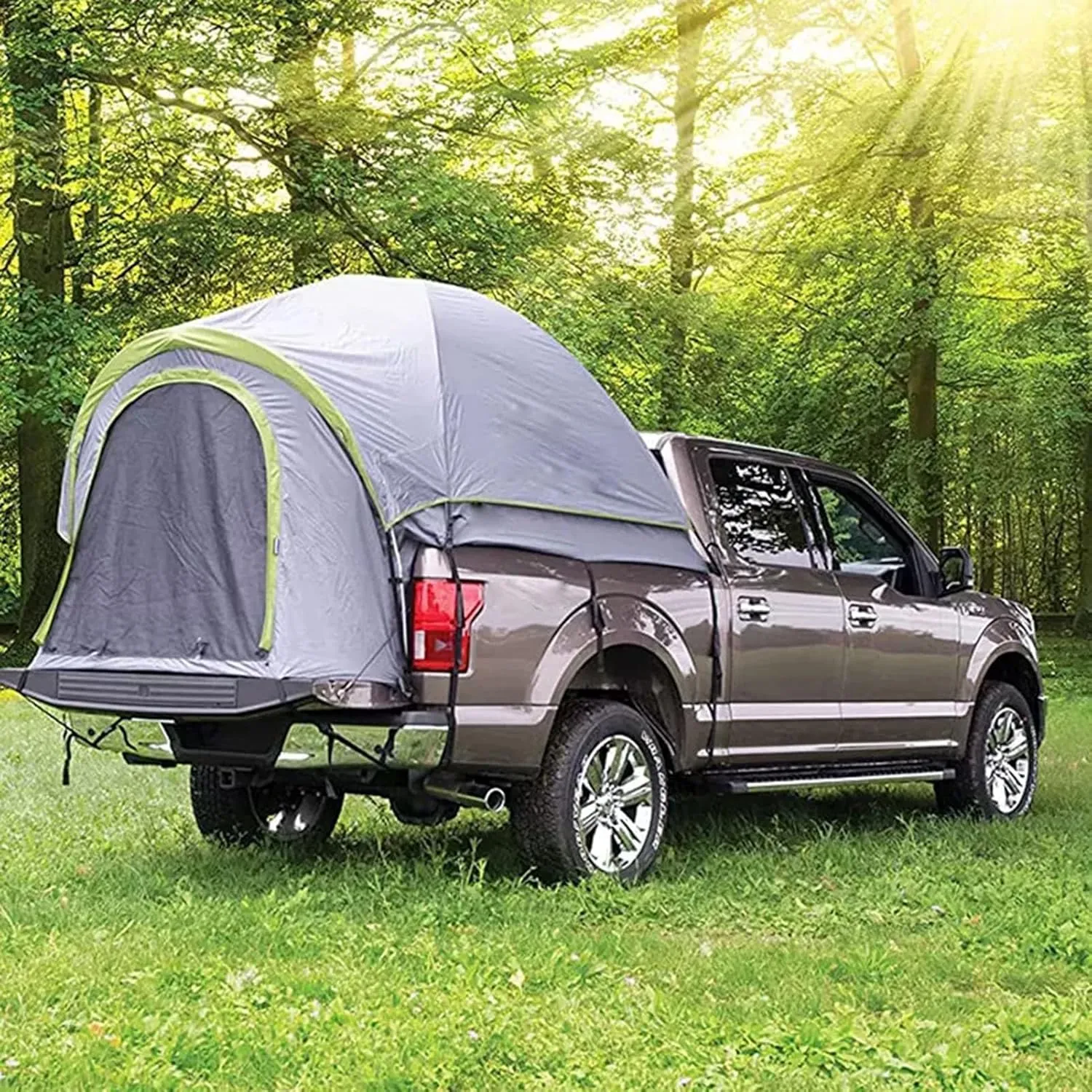 SUV Tent for Camping, Car Tent,Truck Bed Tent, 2-3 Person Pickup Truck Tent with Rainfly and Carry Bag, Waterproof PU1800mm Double Layer Truck Tent for Camping Traveling Outdoor Activities
