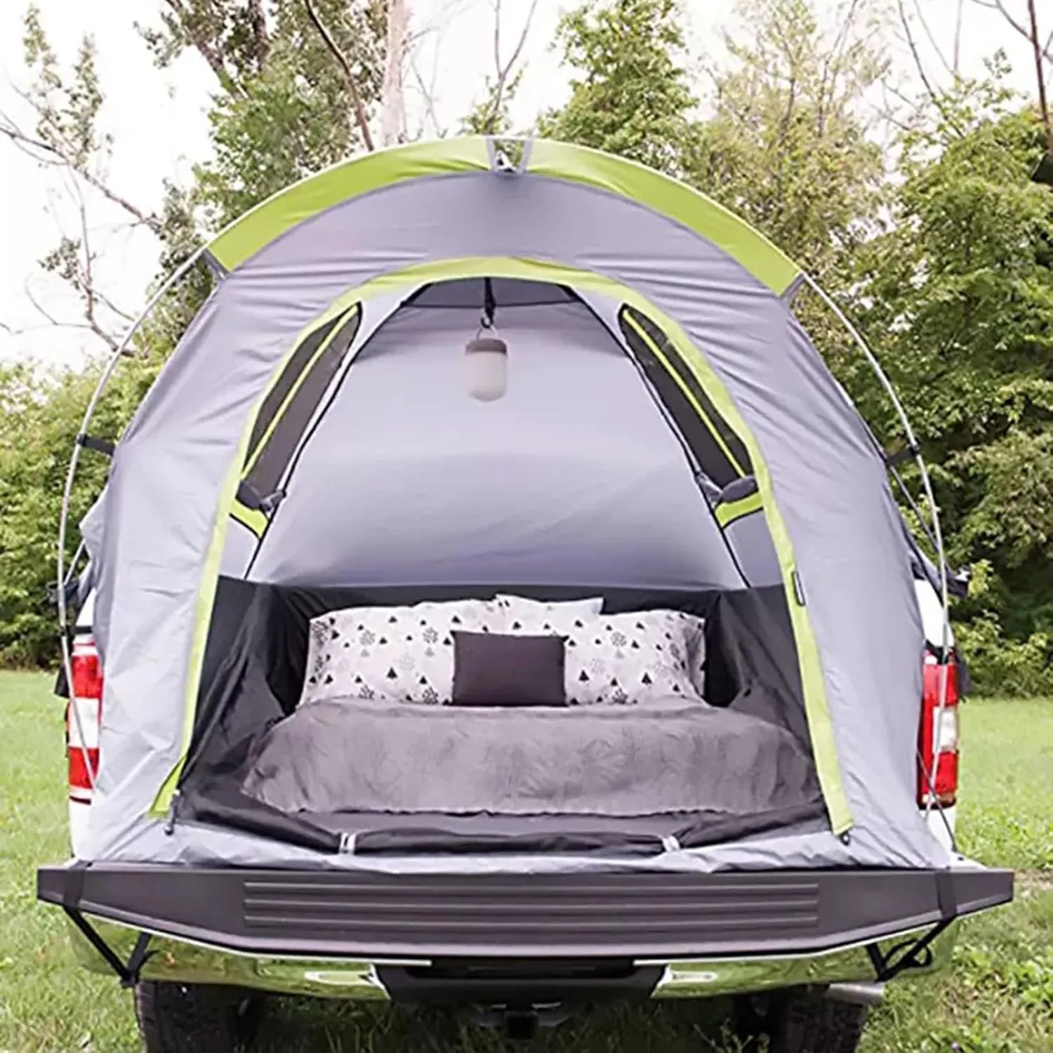 SUV Tent for Camping, Car Tent,Truck Bed Tent, 2-3 Person Pickup Truck Tent with Rainfly and Carry Bag, Waterproof PU1800mm Double Layer Truck Tent for Camping Traveling Outdoor Activities