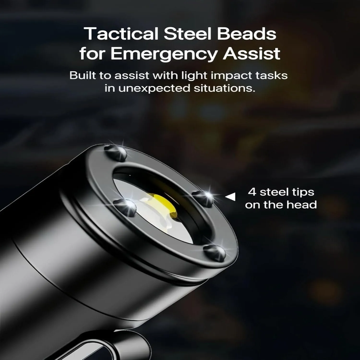 Taclite Mini - The Ultimate Everyday Micro Tool, 2025 New 800 Lumens Magnetic Led Rechargeable Flashlight with Hat Clip, Waterproof, 3 Brightness for Camping, Emergency Black