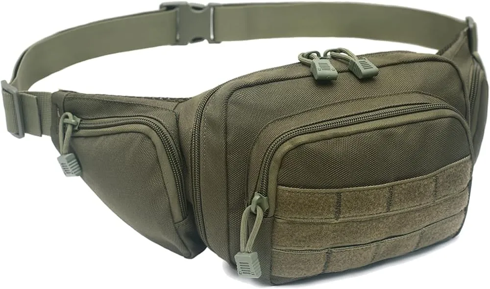 Tactical Fanny Pack Military Tactical Waist Bag Shoulder Bag Molle EDC Pouches for Men
