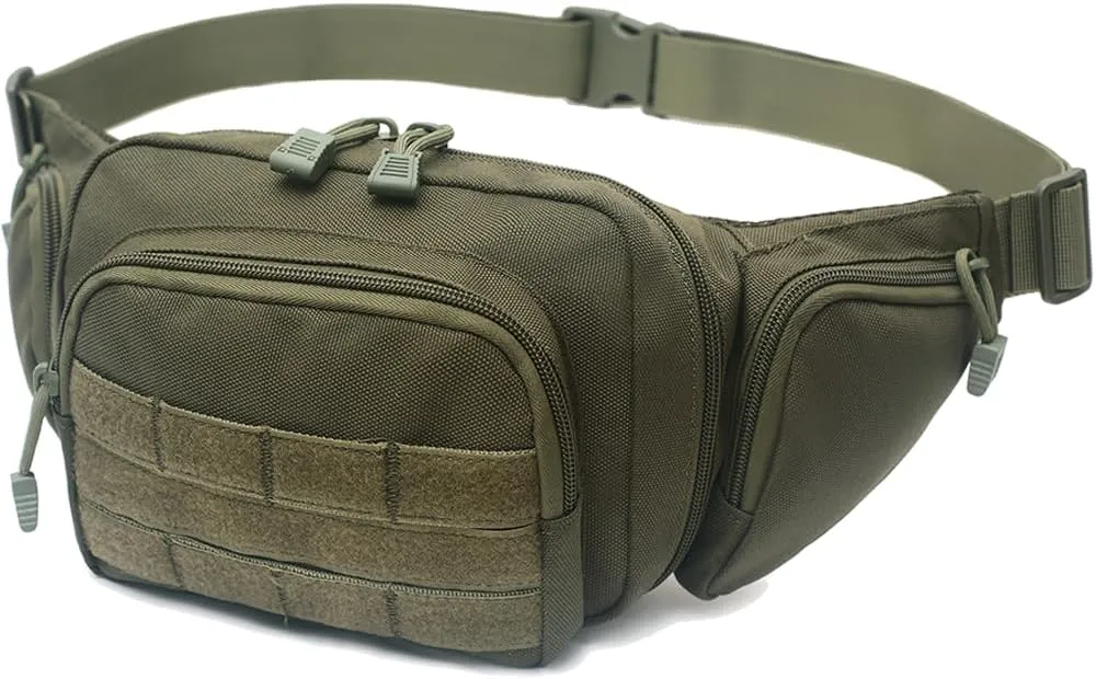 Tactical Fanny Pack Military Tactical Waist Bag Shoulder Bag Molle EDC Pouches for Men