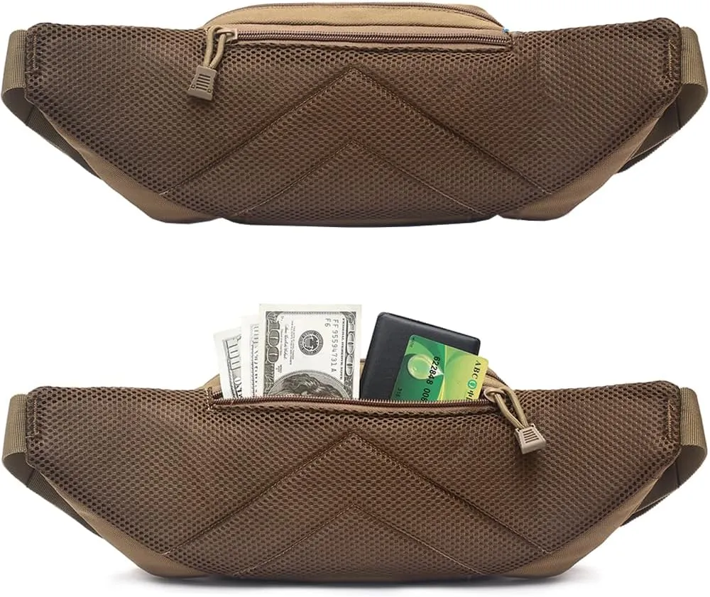 Tactical Fanny Pack Military Tactical Waist Bag Shoulder Bag Molle EDC Pouches for Men
