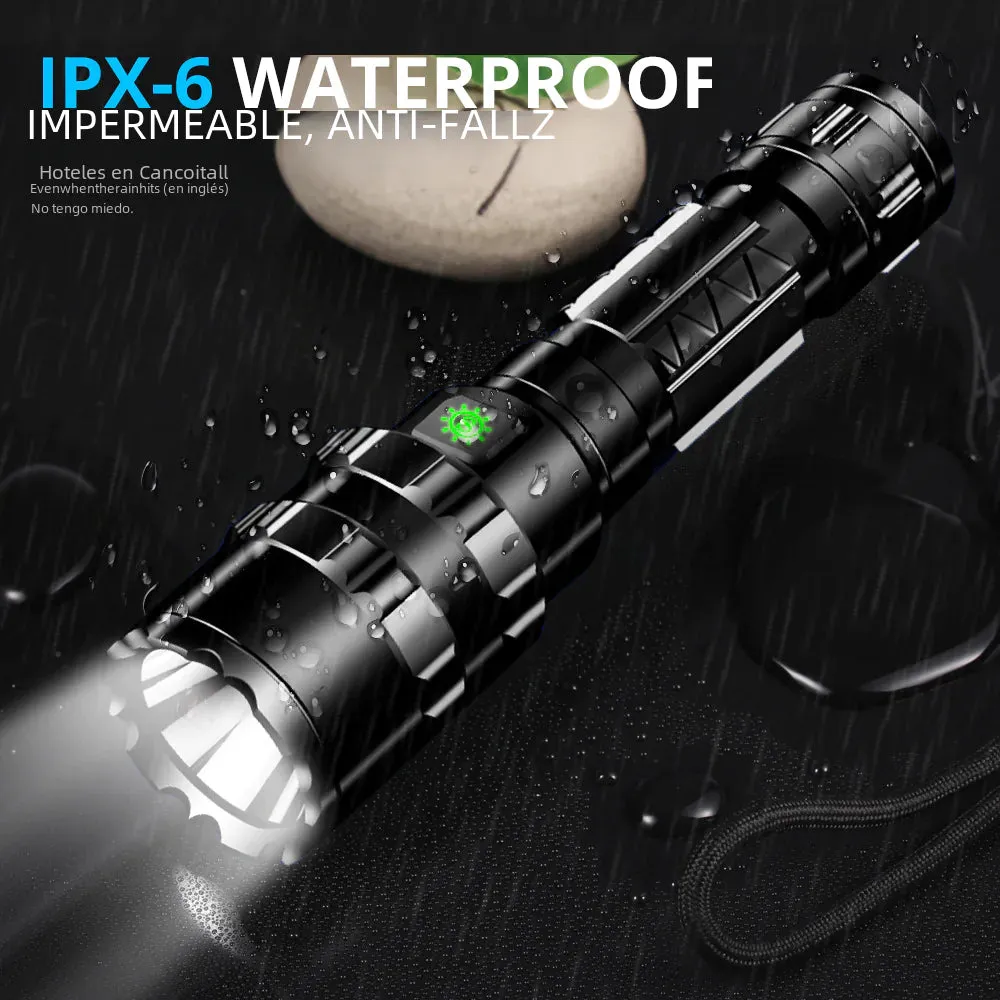 Tactical Flashlight - Mini USB Rechargeable 10W LED