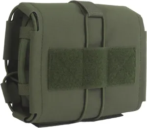 Tactical Level Pull First Aid Bag Quick Detach Molle Medical Bag with Bag Detach Designed for Hunting Camping (Green)