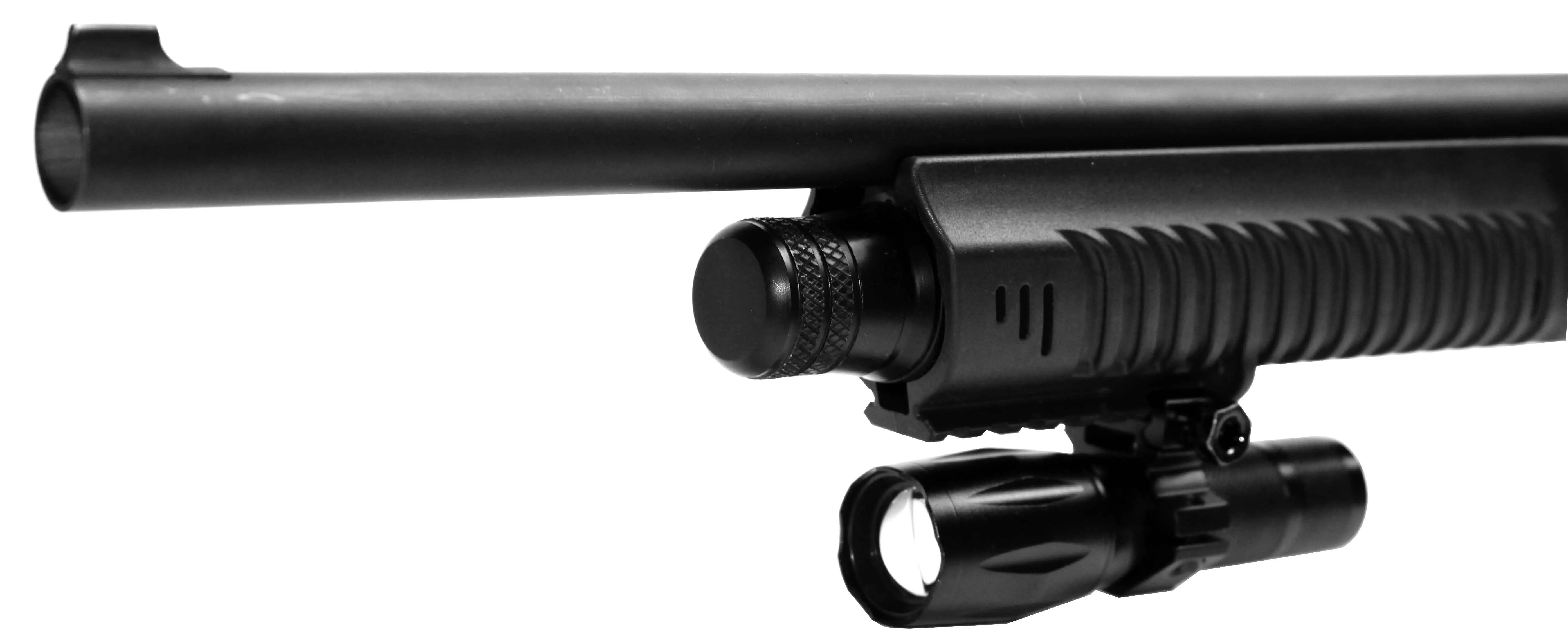 Tactical shotgun flashlight for Mossberg 500 Combo Field Deer accessories picatinny.