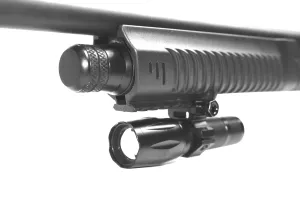 Tactical shotgun flashlight for Mossberg 500 Combo Field Deer accessories picatinny.
