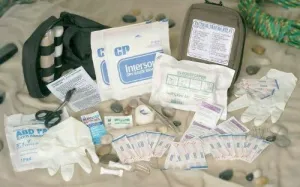 Tactical Trauma Kit #1 - FA142AT - Elite First Aid - 55 items - Coyote Tan