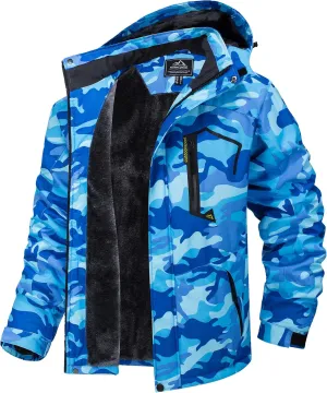 TACVASEN Women's Winter Jacket Waterproof Ski Jacket Hooded Fleece Lined Warm Snow Coat Mountain Windproof Rain Windbreaker