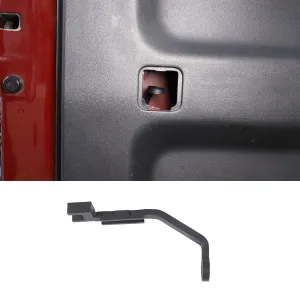 Tailgate Emergency Locks Holder Compatible with Toyot@ FJ Cruiser 2007-2021, Rear Door Panel Forced Door Opening Switch Bracket Accessories(Black)