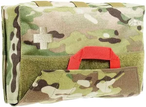 Tasmanian Tiger IFAK Pouch, Tactical MOLLE Medical Pouch, First Aid Bag, Rip Away Panel, Large, Multicam