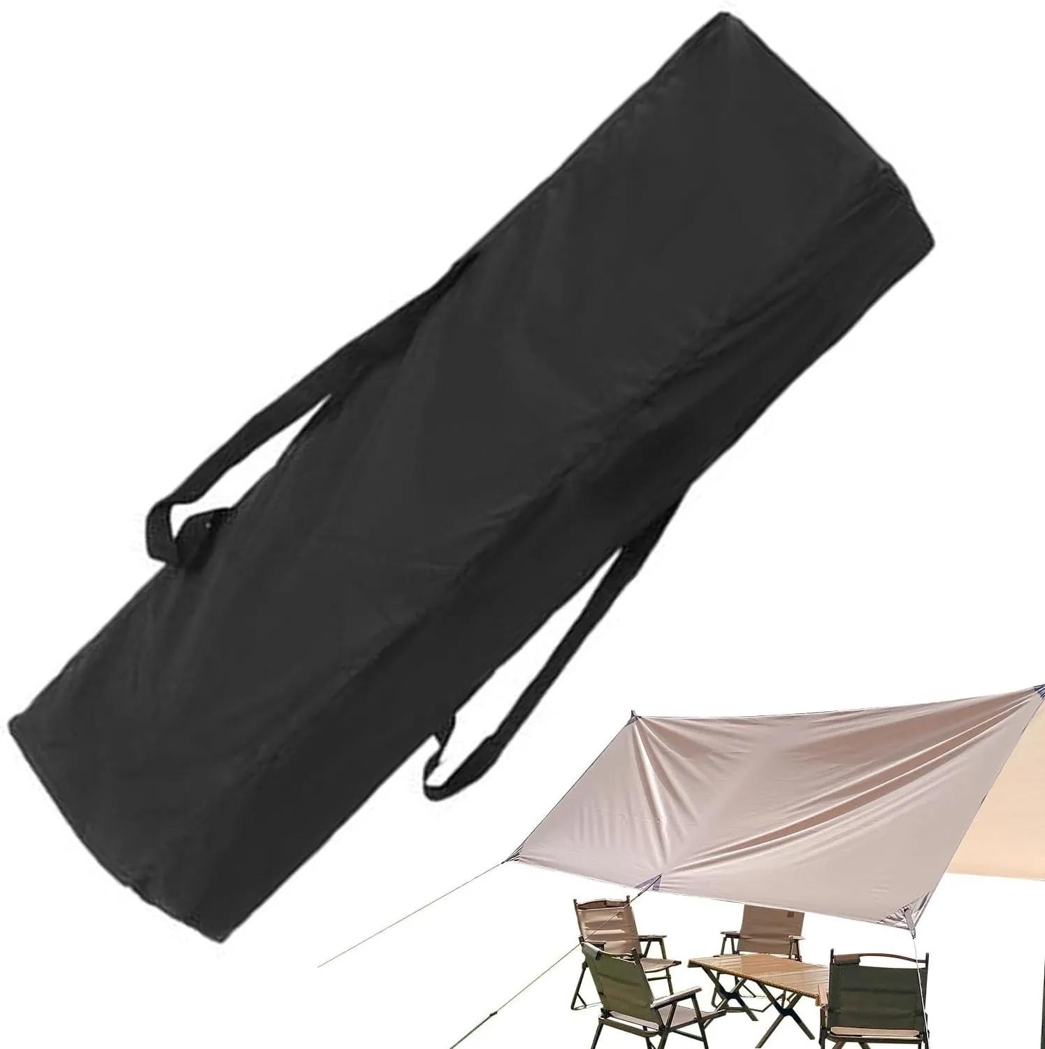 Tent Bag -Tent Storage Bag | Waterproof Luggage Bag - Waterproof, Foldable Thickened 420D Oxford Cloth Tent Storage Bag With Carrying Straps For Outdoor Activities