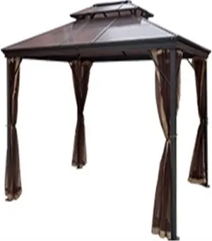 Tent Camping Tent Gazebo Canopy Hardtop Outdoor Party Net Patio Shade Awning Shelter Picnic Backyard Lawn Wedding