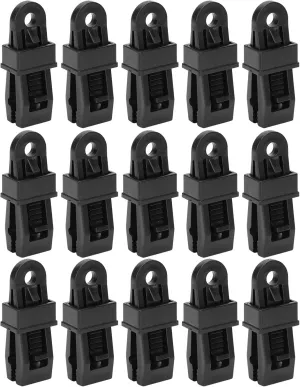 Tent Clip Windproof Canopy Clamp Awnings Clamp Portable Camping Accessories for Outdoor Camping Nylon Material 15Pcs Set 8.2x3x2.5cm