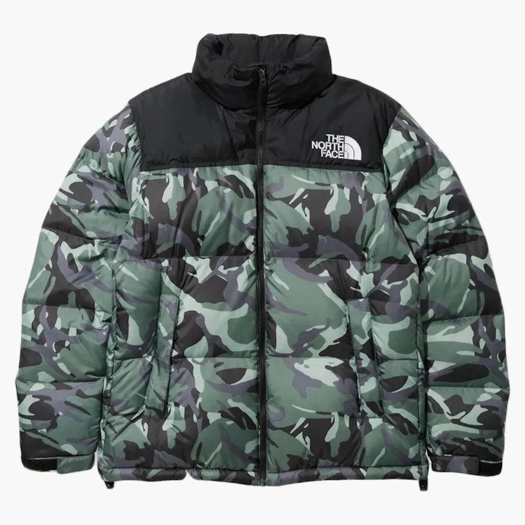 The North Face 1996 Retro Novelty Nuptse Packable Jacket (asia Sizing) Laurel Wreath Green Explorer Camo