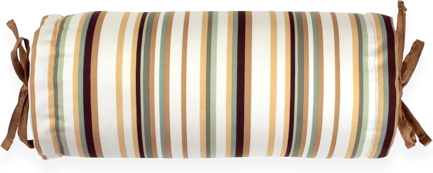 Thomasville At Home Pontoise Neck Roll Pillow, (1) Pillow with Filler, Indoor, Cotton