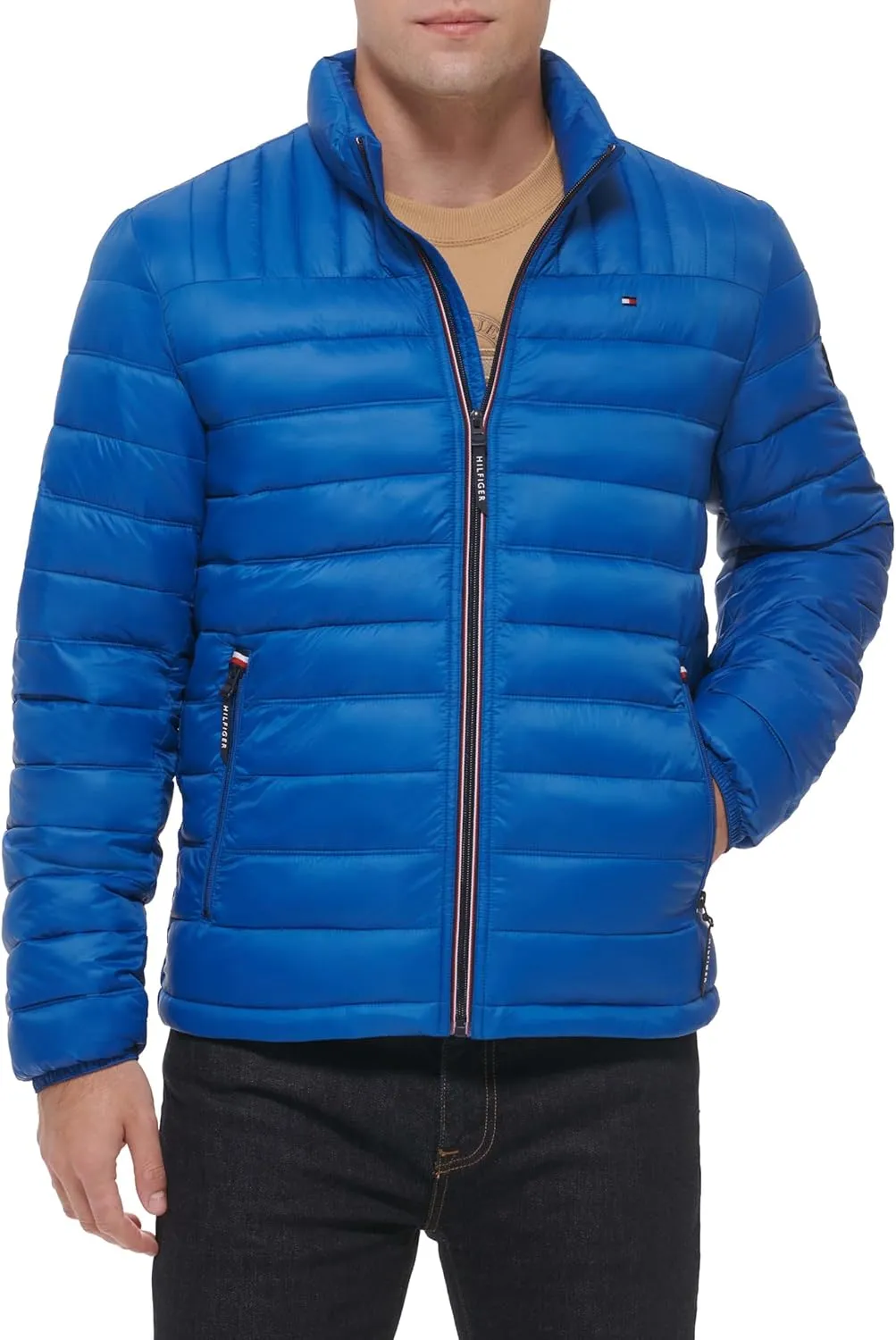Tommy Hilfiger Men's Ultra Loft Lightweight Packable Puffer Jacket (Standard and Big & Tall)