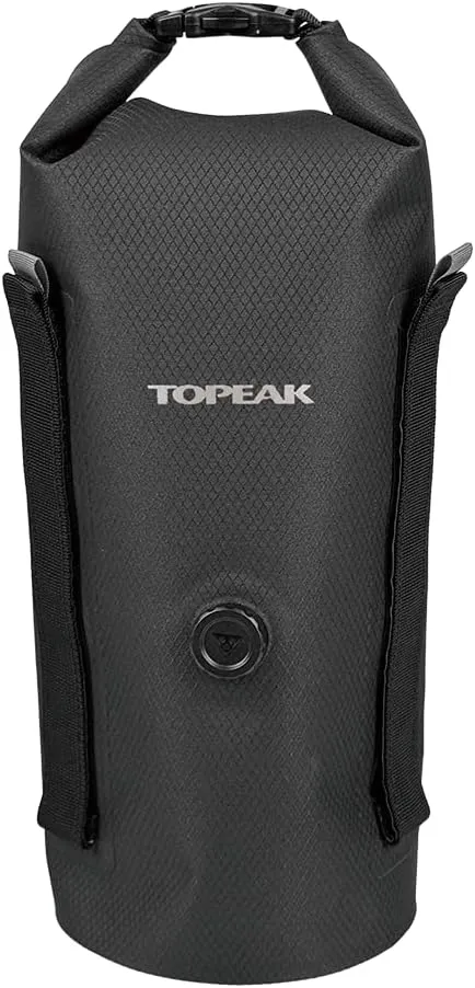 Topeak Fork DryBag 4L (TC3705B) – Waterproof TPU Roll-Top Fork Bag with Air Release Valve – 3kg Max Load – Compatible with VersaCage Mount – 123g Lightweight Design