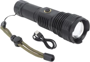 Topyond Ultra Bright XHP70 LED Type C Rechargeable Handheld Flashlight - Enhanced with Digital Display, Illuminate Your Outdoor Adventures