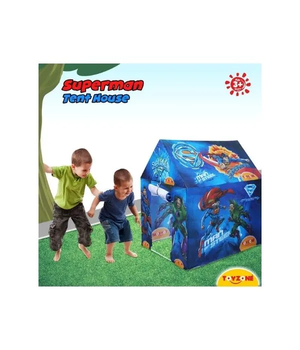 Toyzone Superman Tent House With LED Light