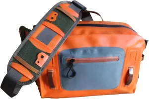 TPU Airtight Waterproof Floating Dry Waist Fishing Tackle Bag Hip Pack for Ourdoor Kayak,Rafting,Boating,Swimming,Diving,hunting(orange)