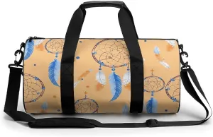 Travel Duffel Bag for Men And Women,Dream Catcher Pattern Waterproof Sports Fitness Bag Portable Travel Duffel Bag