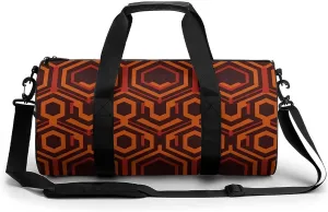 Travel Duffel Bag for Men And Women,Shining Overlook Waterproof Sports Fitness Bag Portable Travel Duffel Bag