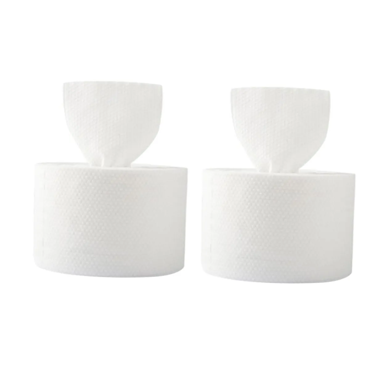 Travel Essential 60pcs Cotton Face Towels Dry Wet Cleansing Wipes Gentle Makeup Remover for Sensitive Sk