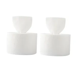 Travel Essential 60pcs Cotton Face Towels Dry Wet Cleansing Wipes Gentle Makeup Remover for Sensitive Sk