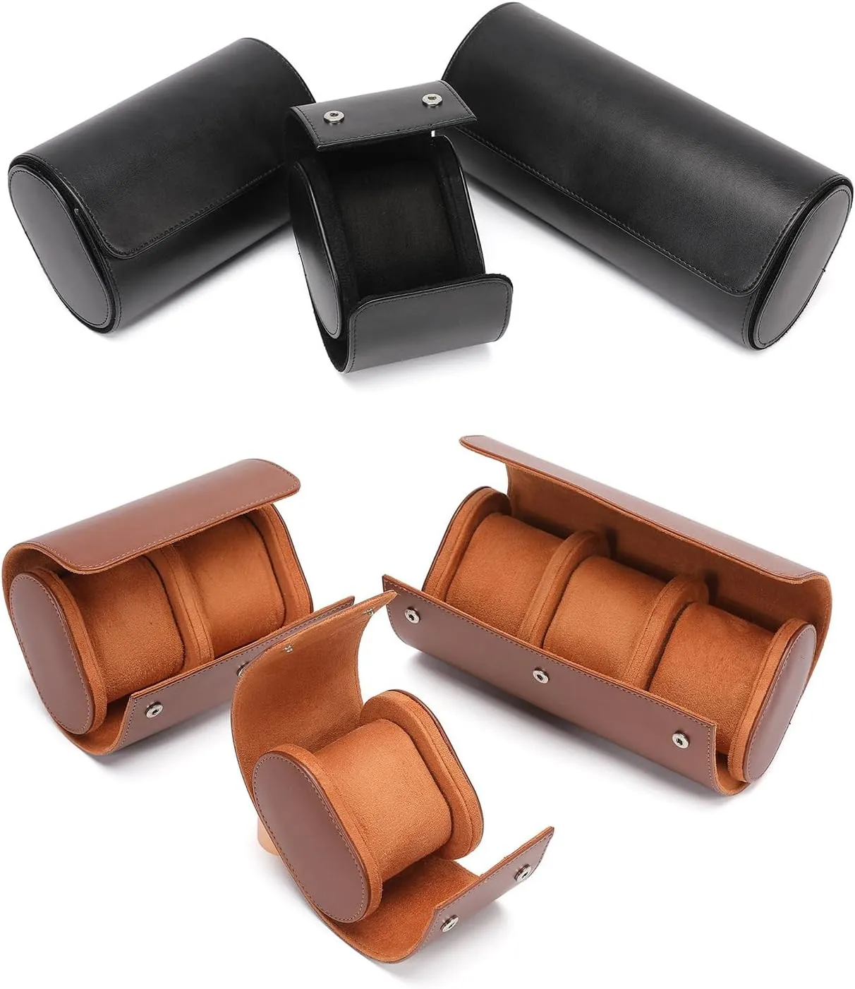 Travel Watch Box Luxury Leathers Watch Storage Bag Mechanical Watches Button Bag