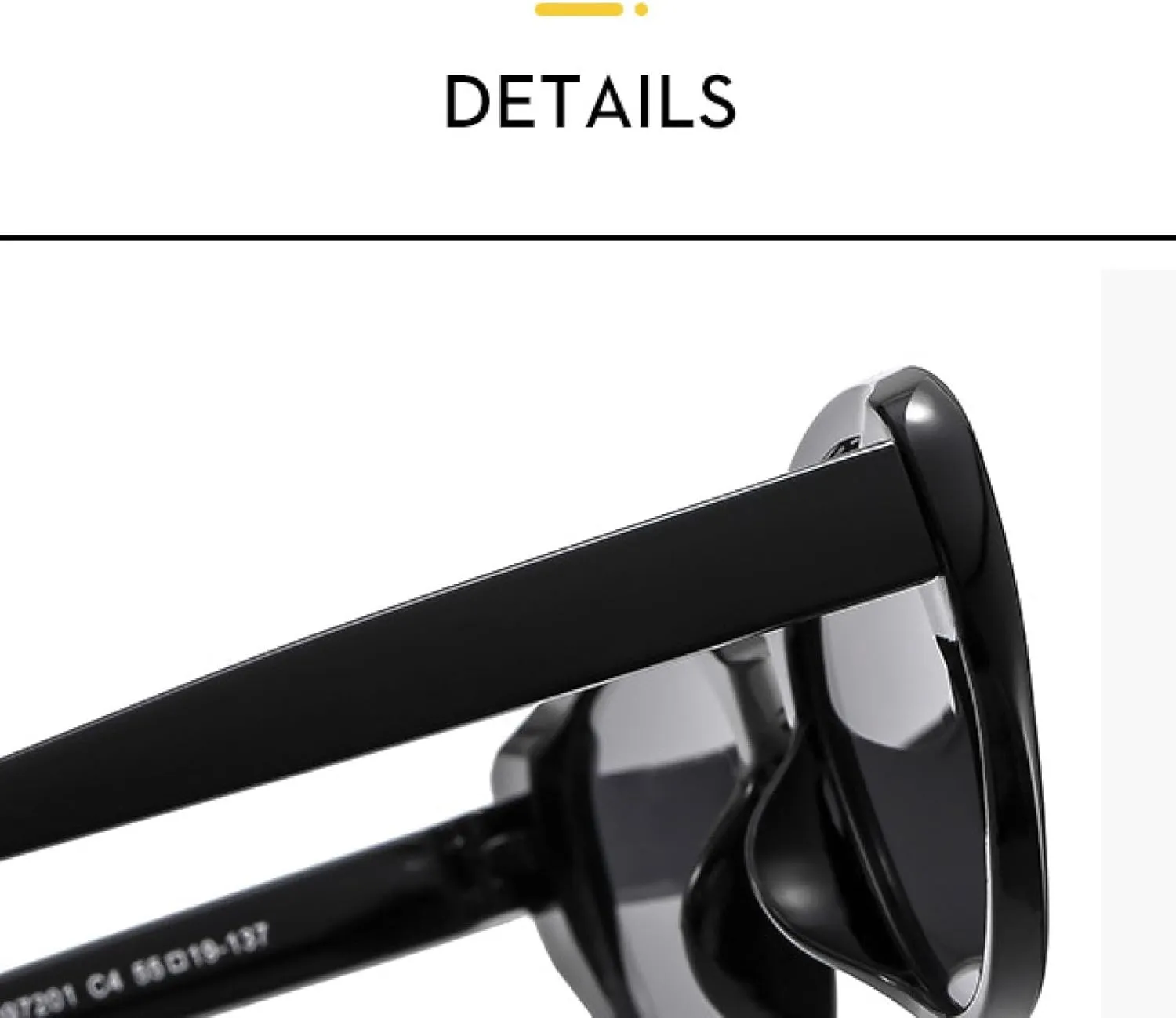 Trendy Luxury Big Frame Cat Eye Sunglasses Men Women Fashion Outdoors Travel Driving Sun Proof Sunglasses Uv400